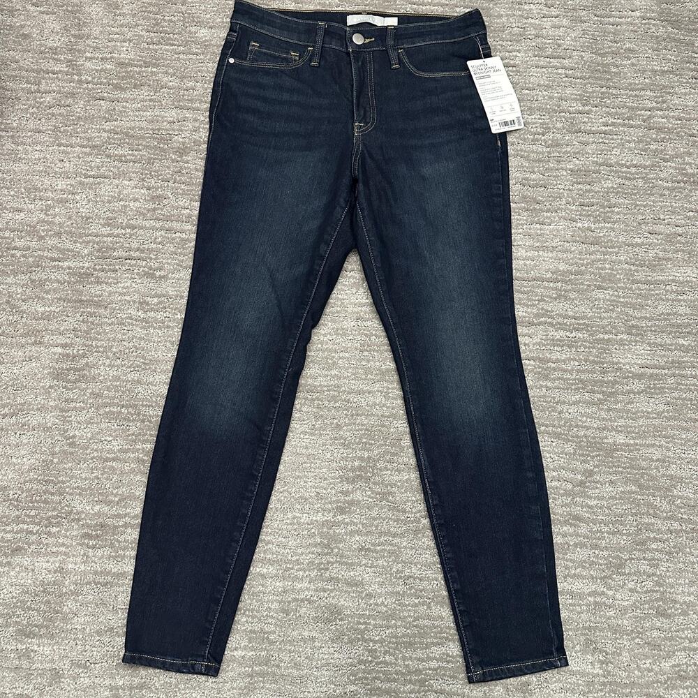 Athleta Jeans Womens 8P PETITE High Rise Stretch Sculptek Ultra Skinny Midnight